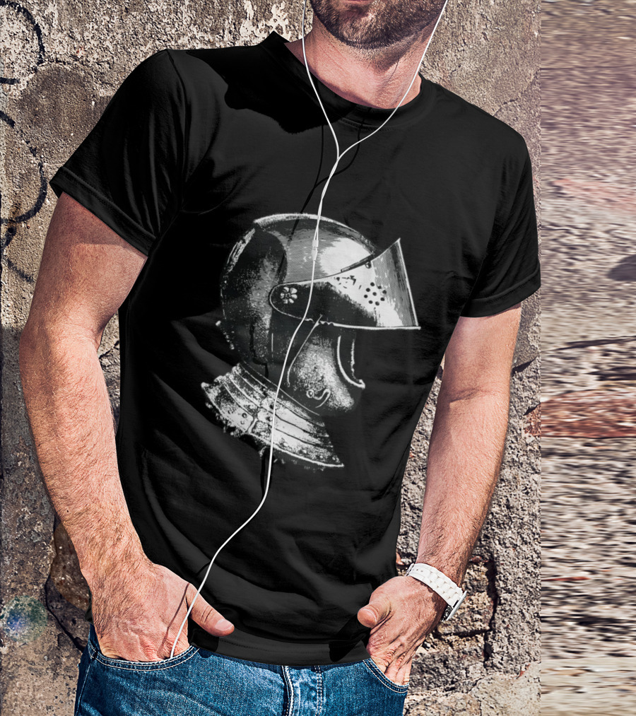 A Knight Helmet Medieval Armor T-Shirt