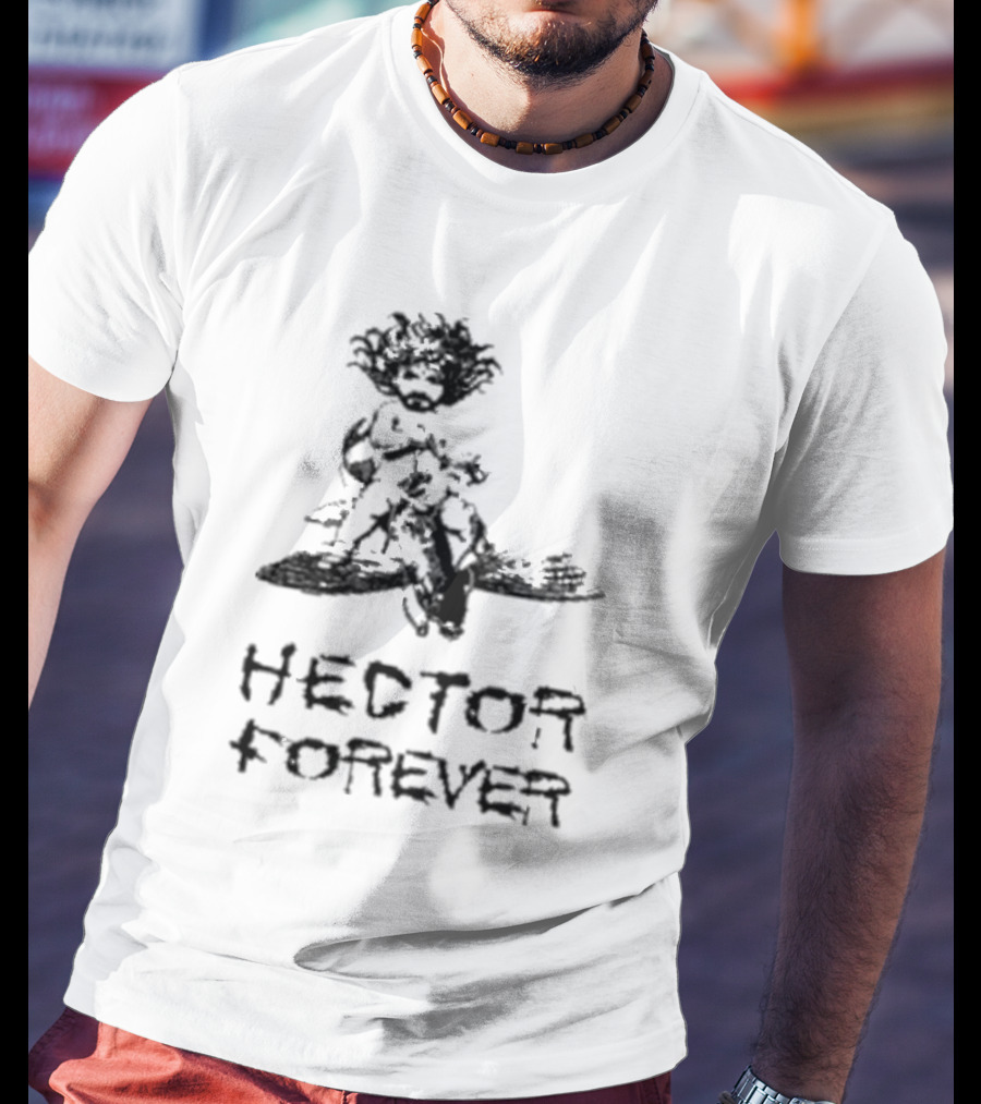 Hector Forever Fish Cherub Statue T-Shirt
