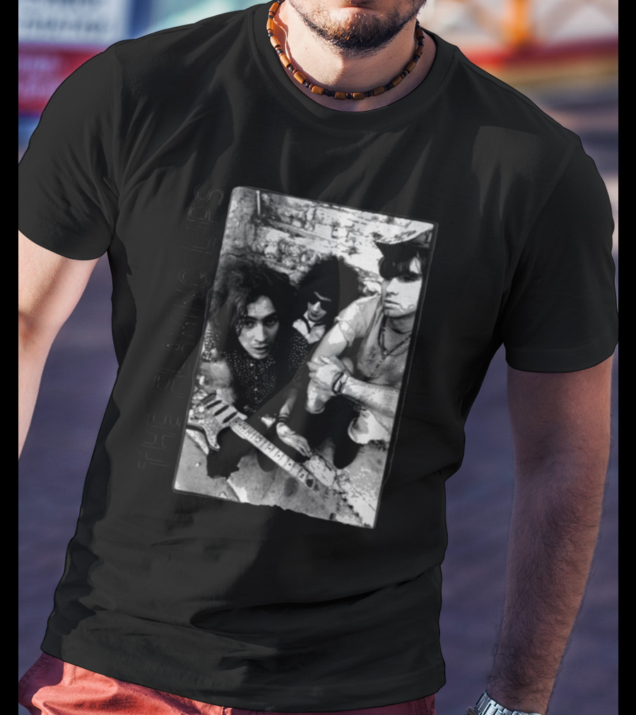 The Flaming Lips She Don’t Use Jelly Black And White Band Photo T-Shirt