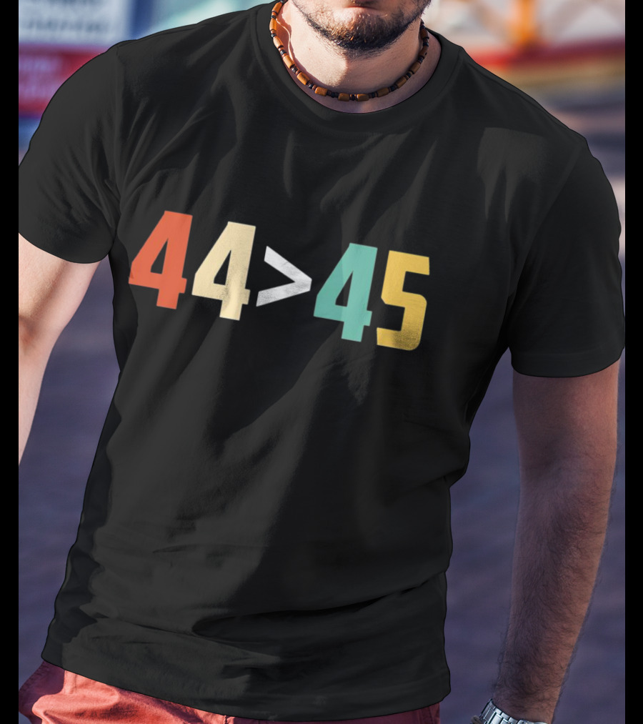 44 Greater Than 45 Retro Colors T-Shirt