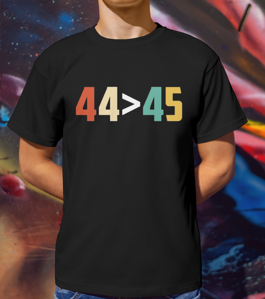 44 Greater Than 45 Retro Colors T-Shirt