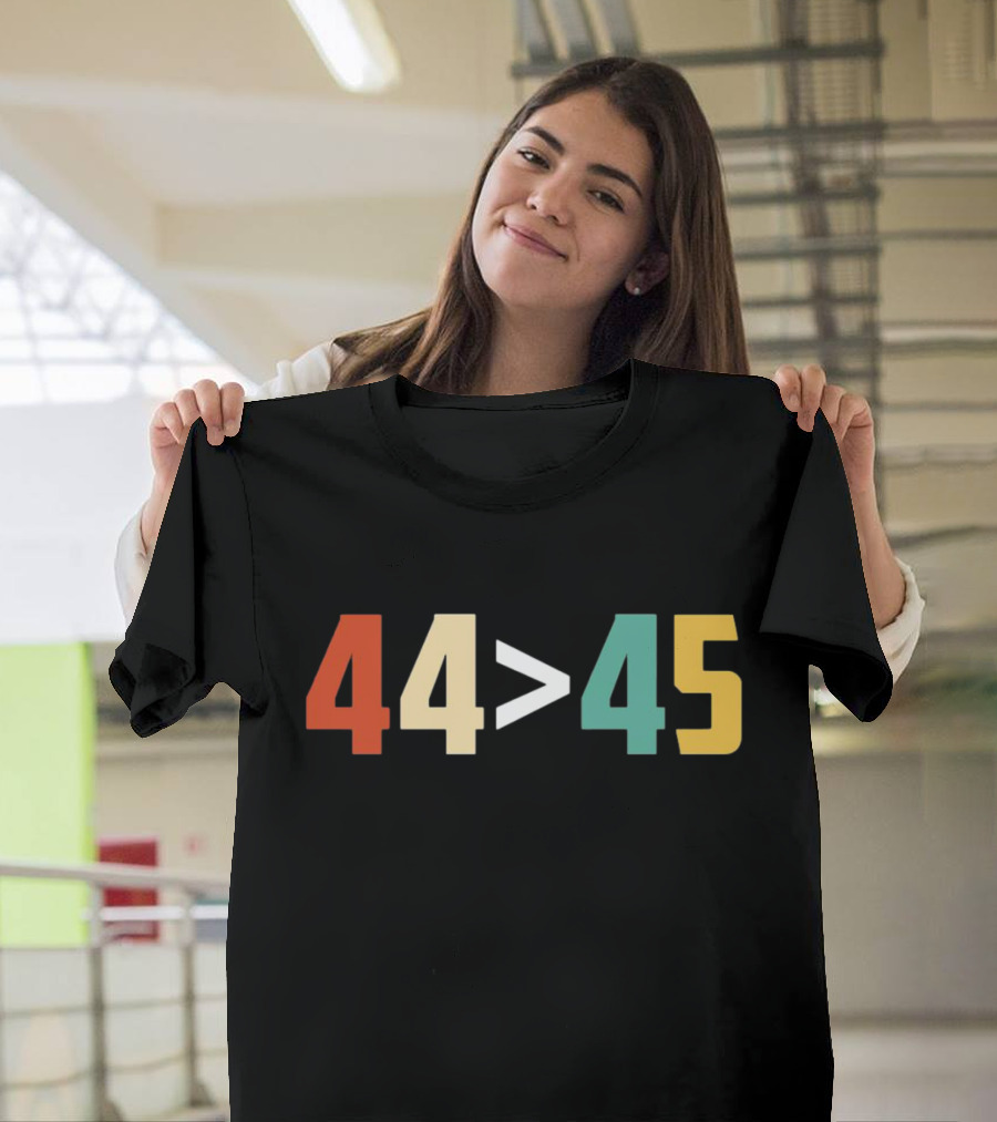 44 Greater Than 45 Retro Colors T-Shirt