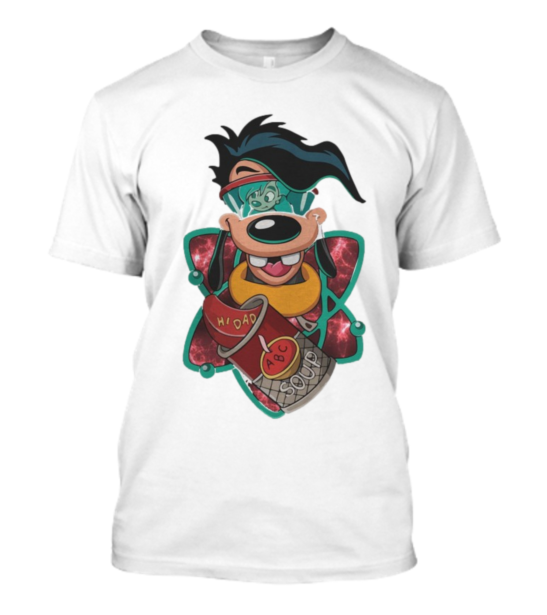 Hi Dad Goofy ABC Soup Can T-Shirt