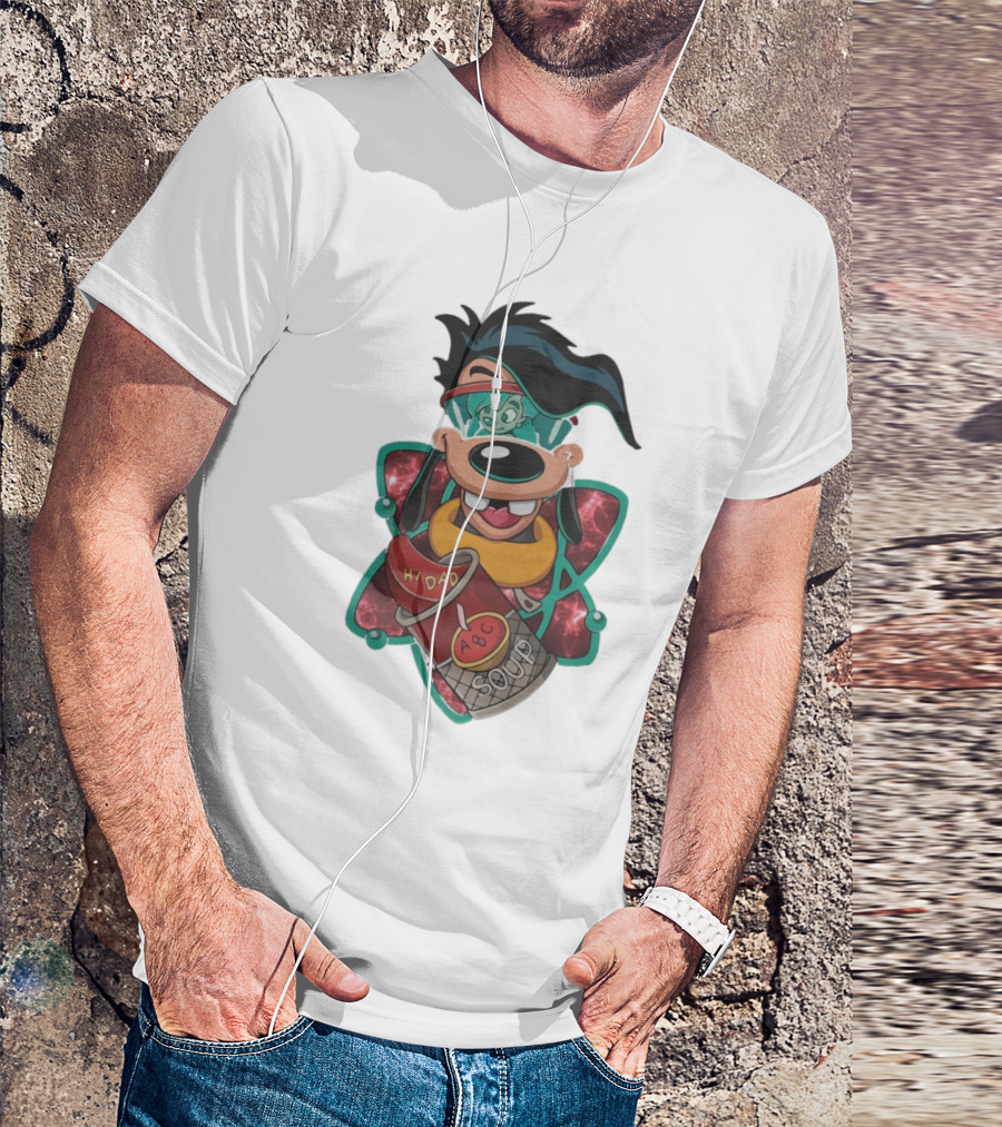 Hi Dad Goofy ABC Soup Can T-Shirt