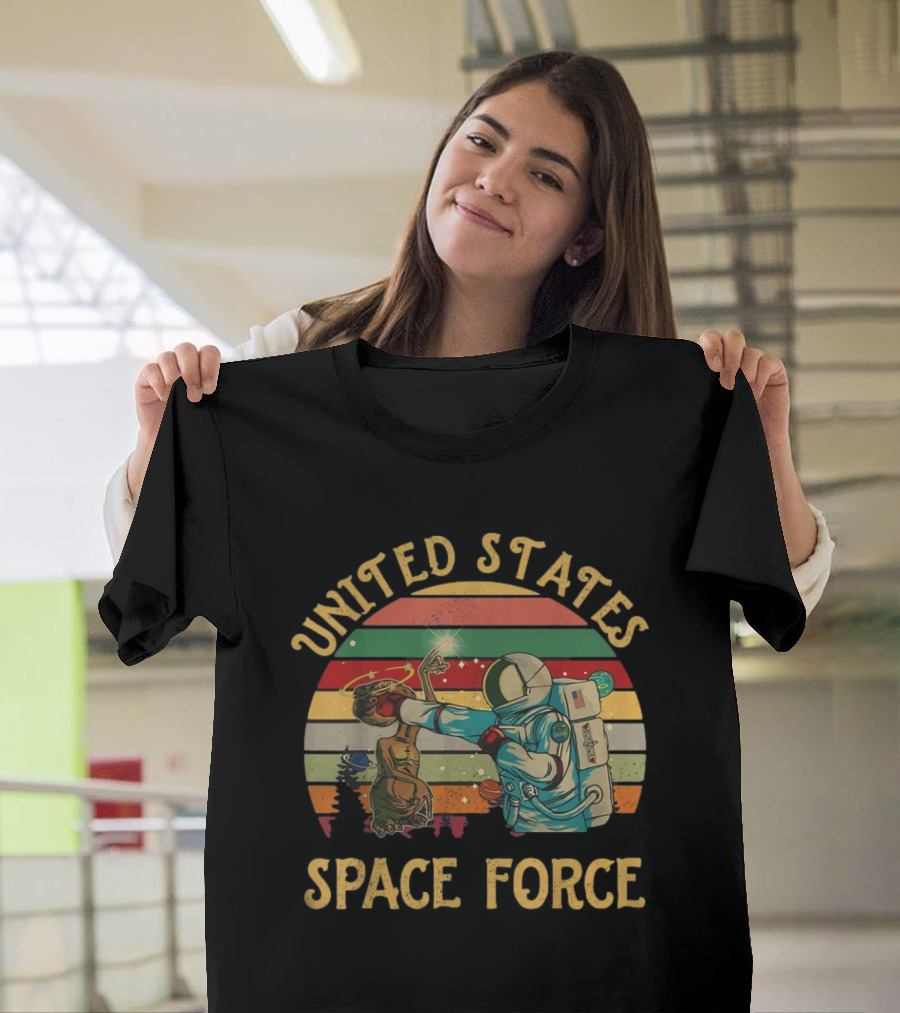 United States Space Force Alien Astronaut Encounter T-Shirt