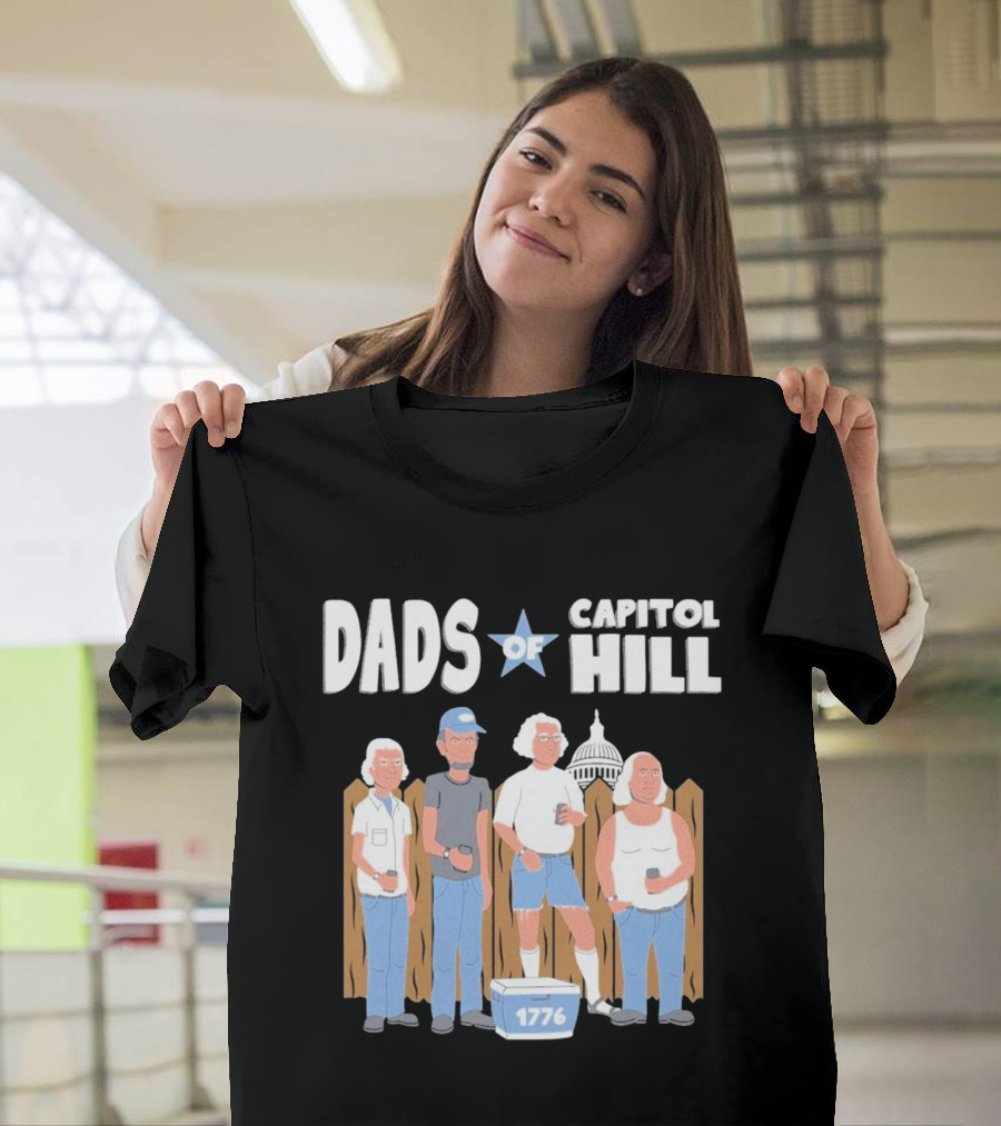 Dads Of Capitol Hill 1776 Patriotic Founding Fathers T-Shirt