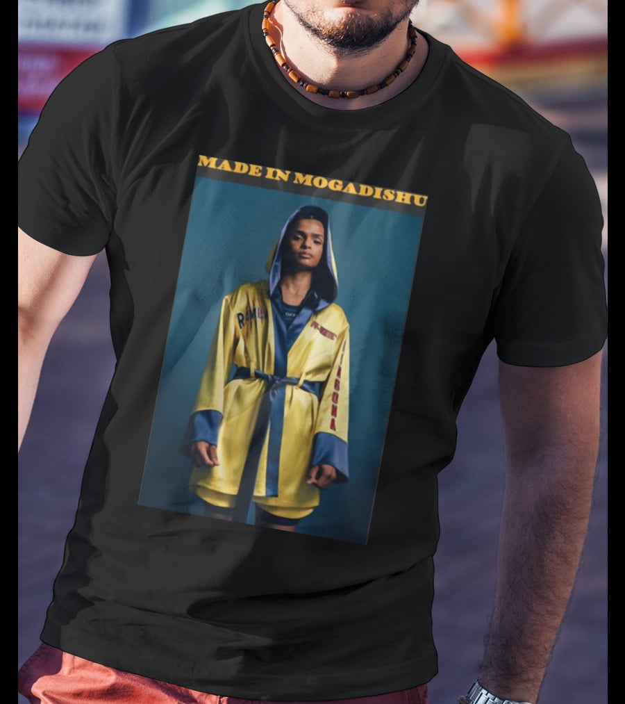 Made In Mogadishu Boxing Robe DAZN Athlete Promo T-Shirt