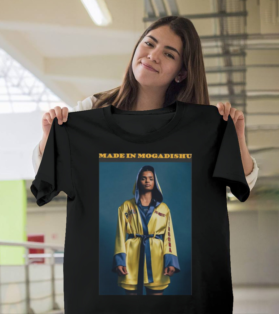 Made In Mogadishu Boxing Robe DAZN Athlete Promo T-Shirt