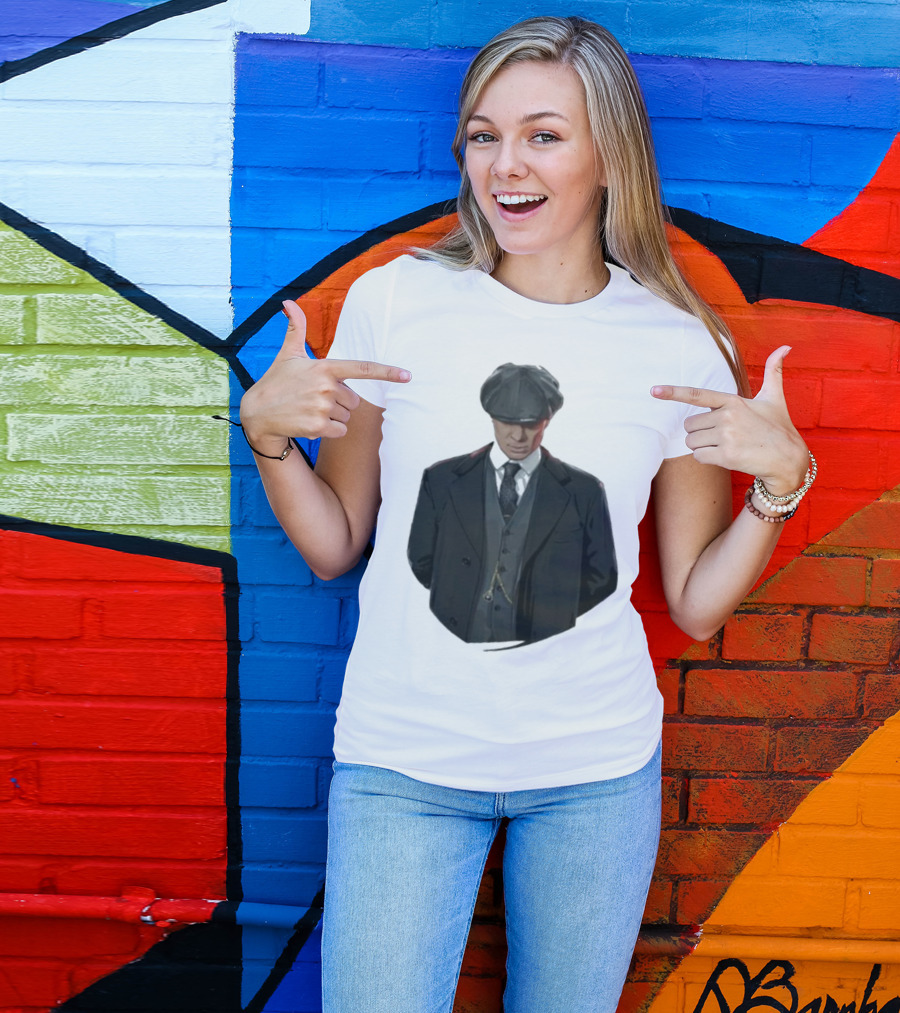 Peaky Blinders Thomas Shelby Suit And Cap Iconic T-Shirt