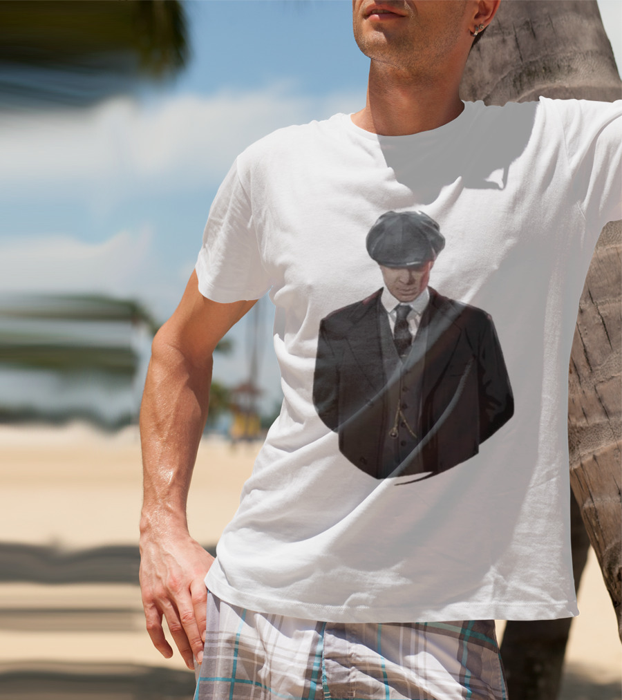Peaky Blinders Thomas Shelby Suit And Cap Iconic T-Shirt