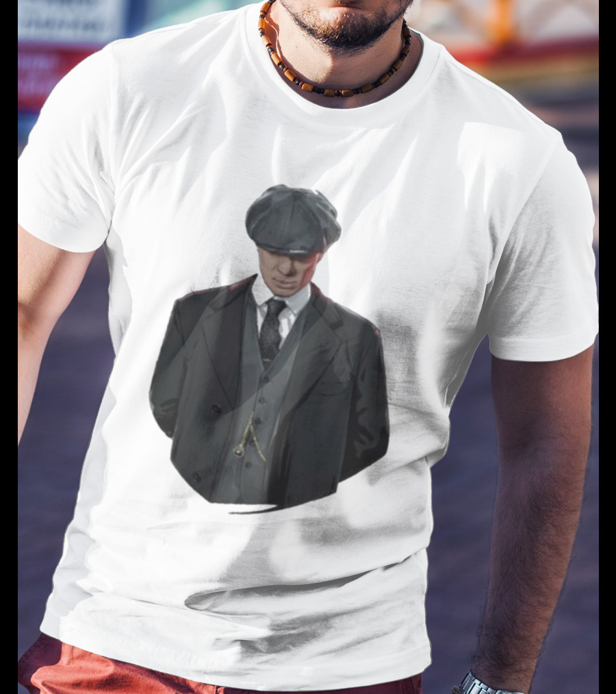 Peaky Blinders Thomas Shelby Suit And Cap Iconic T-Shirt