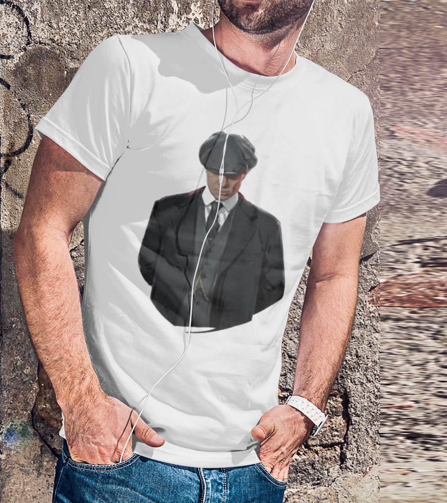 Peaky Blinders Thomas Shelby Suit And Cap Iconic T-Shirt