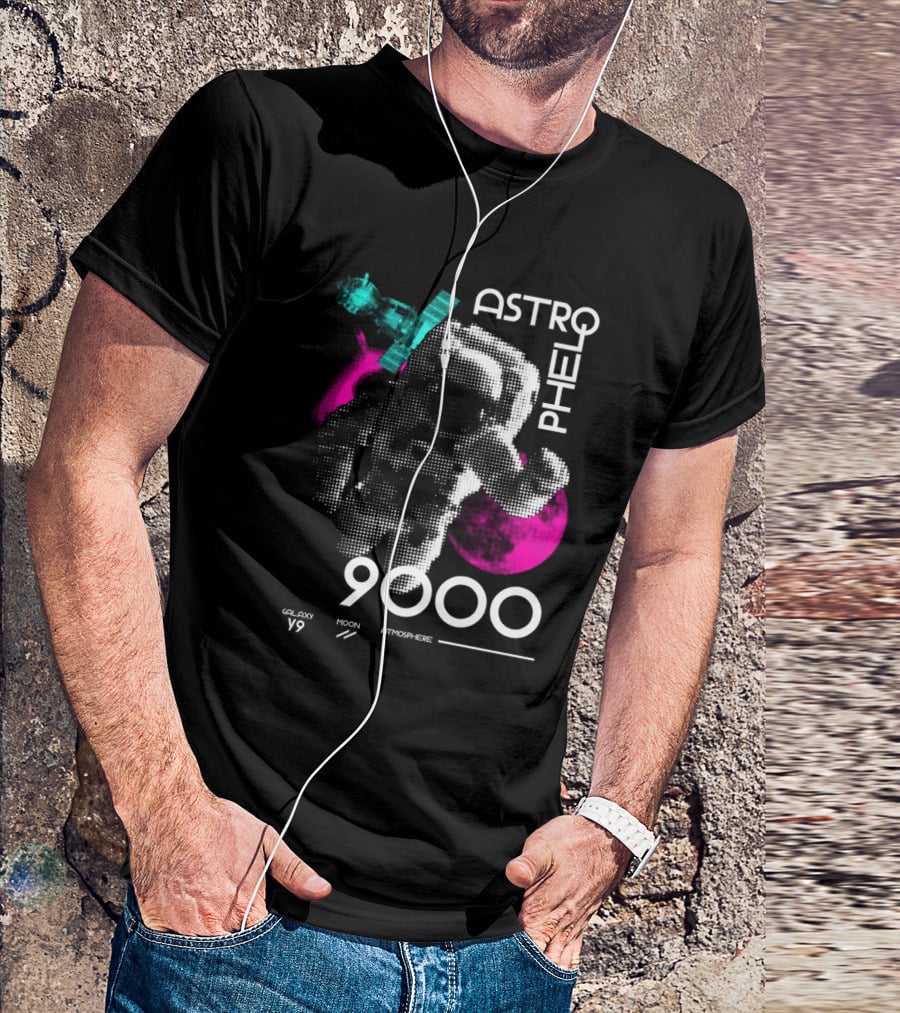 Astrophel 9000 Galaxy V9 Moon Atmosphere T-Shirt