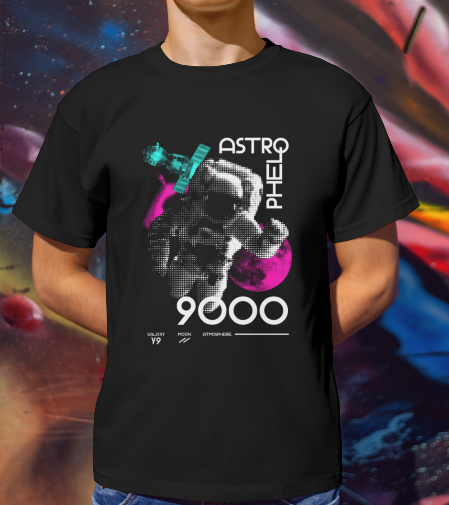 Astrophel 9000 Galaxy V9 Moon Atmosphere T-Shirt