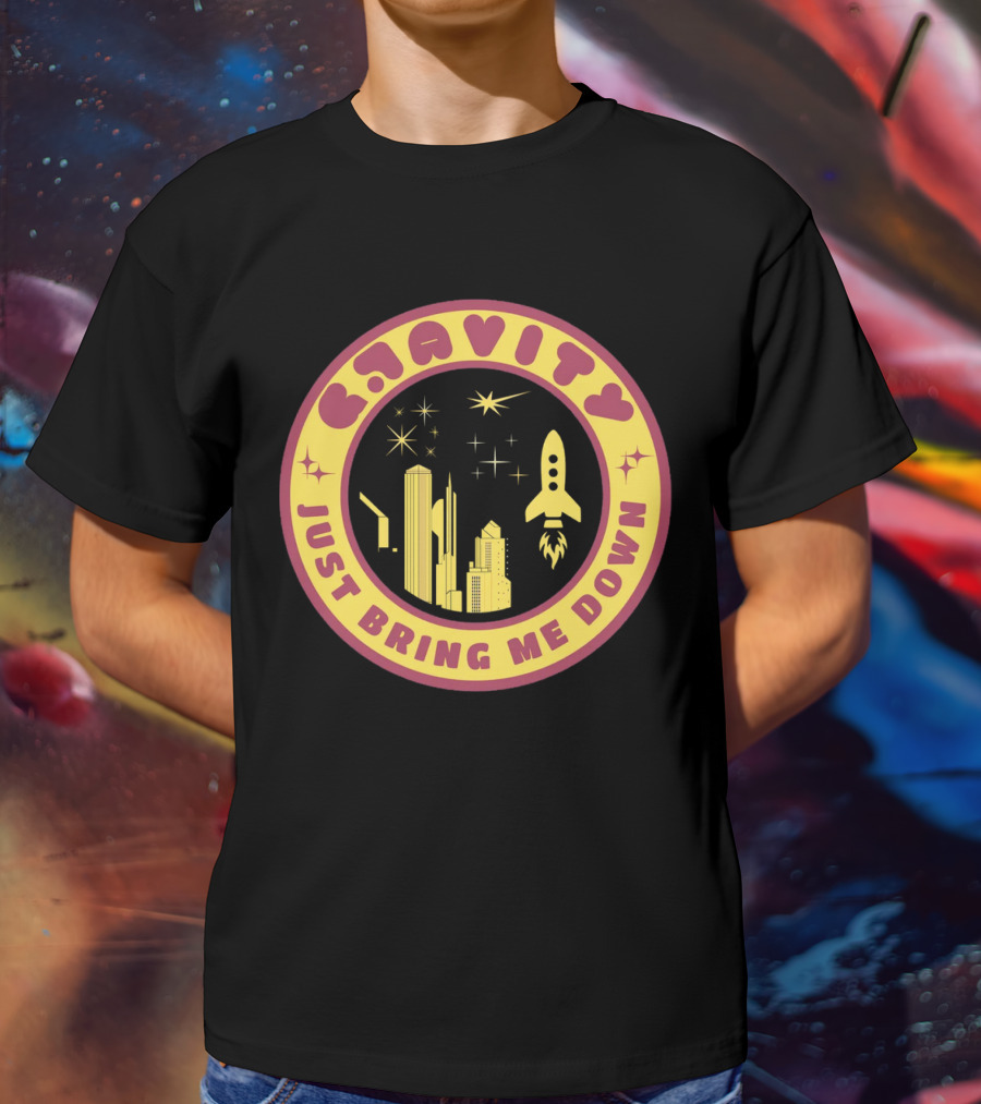 Gravity Just Bring Me Down Rocket City Stars T-Shirt