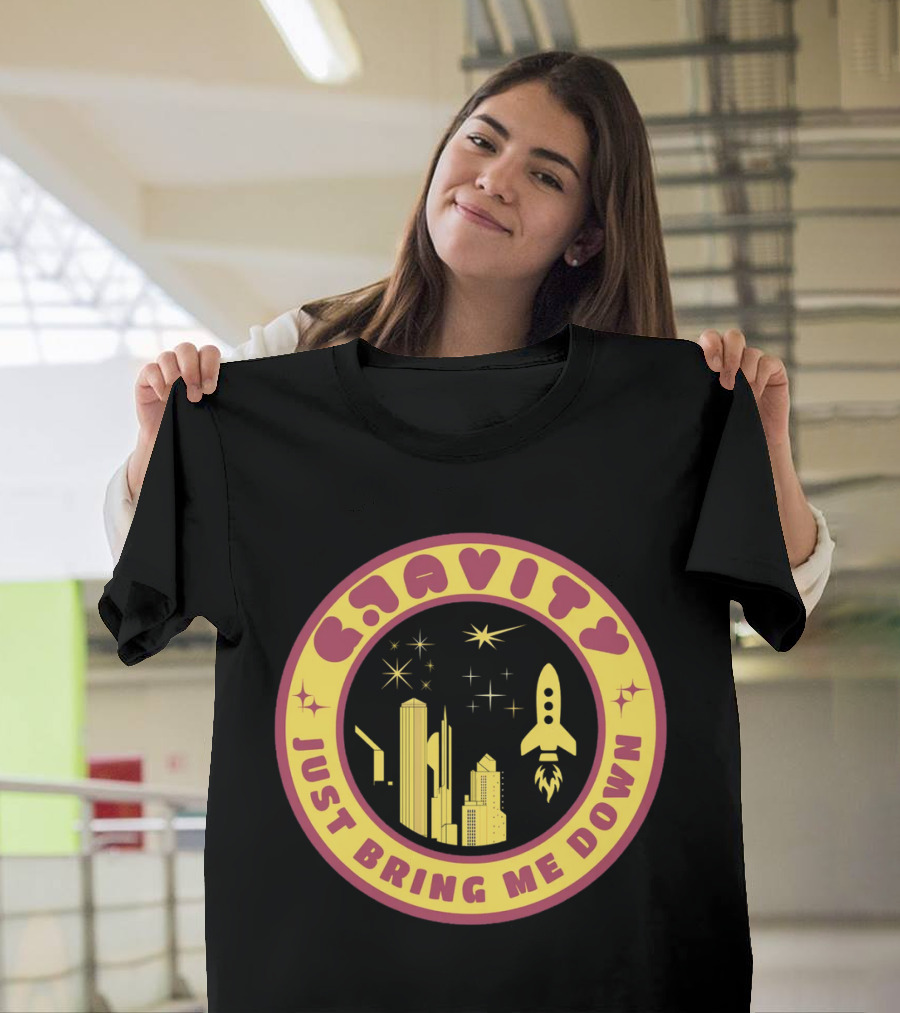 Gravity Just Bring Me Down Rocket City Stars T-Shirt