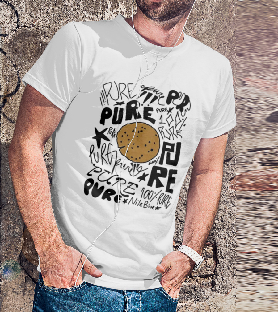 NileBlue Cookie Pure 100% Pure Pure Pure T-Shirt