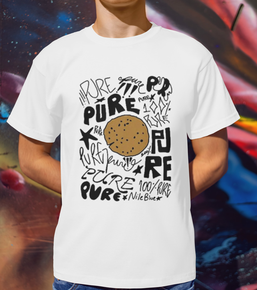 NileBlue Cookie Pure 100% Pure Pure Pure T-Shirt