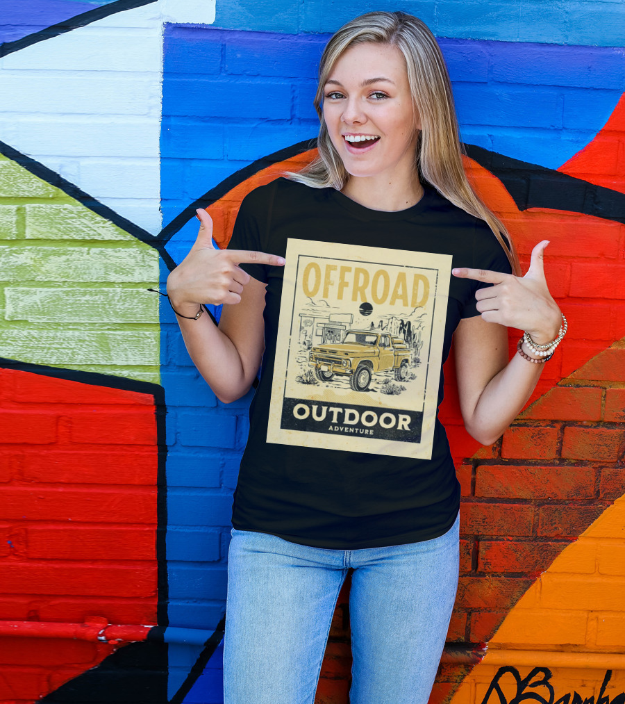 Offroad Outdoor Adventure Pickup Truck T-Shirt