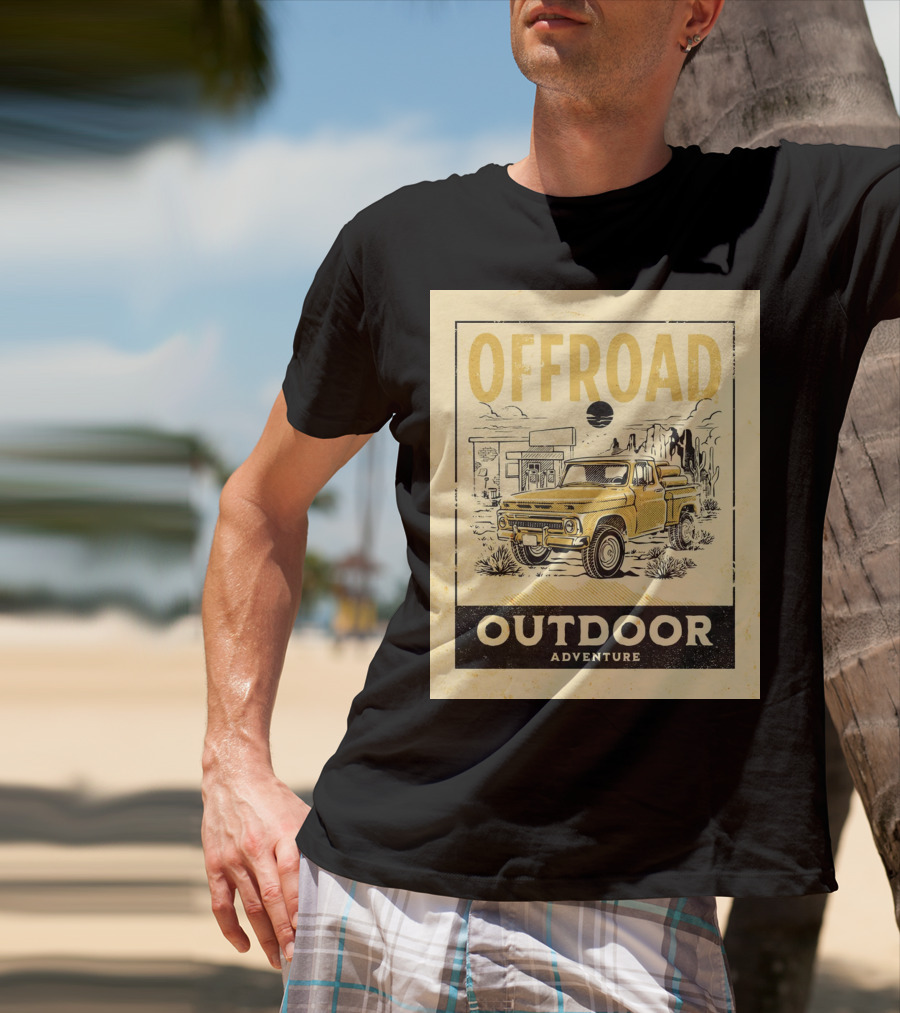 Offroad Outdoor Adventure Pickup Truck T-Shirt