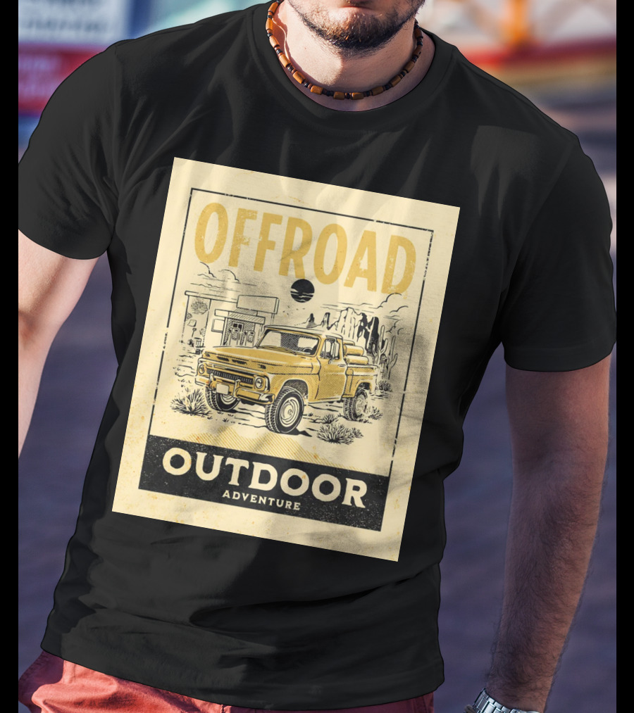 Offroad Outdoor Adventure Pickup Truck T-Shirt