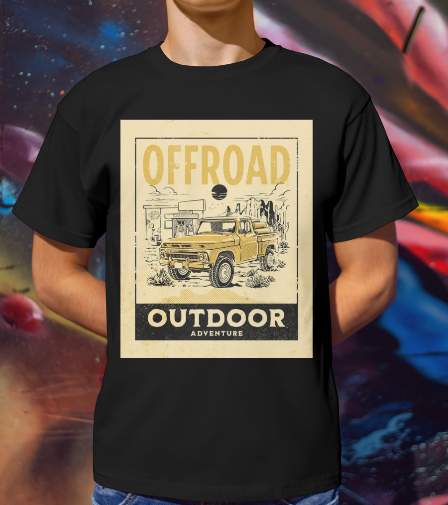 Offroad Outdoor Adventure Pickup Truck T-Shirt