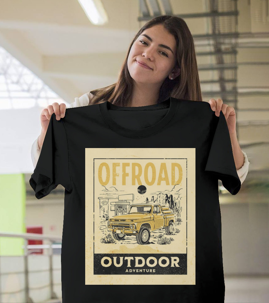 Offroad Outdoor Adventure Pickup Truck T-Shirt