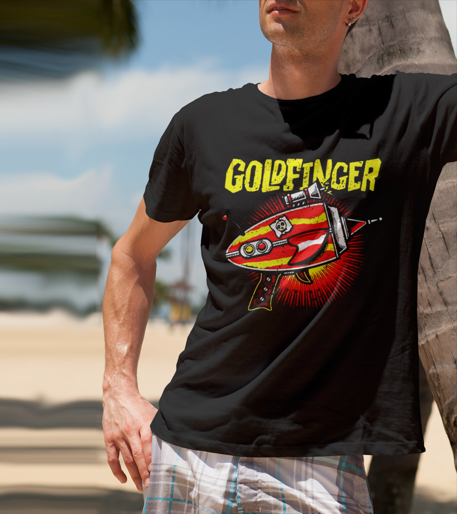 Goldfinger Band Retro Ray Gun T-Shirt