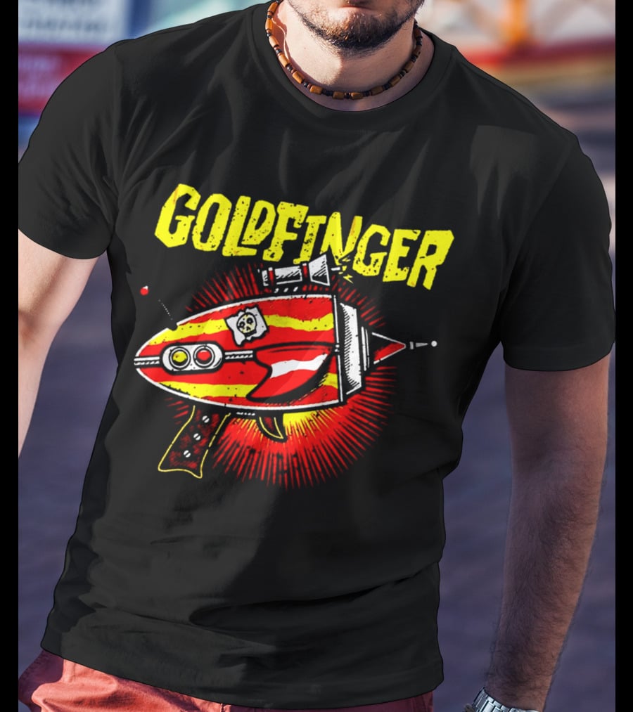 Goldfinger Band Retro Ray Gun T-Shirt