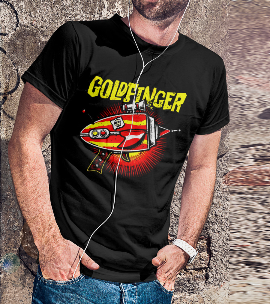 Goldfinger Band Retro Ray Gun T-Shirt