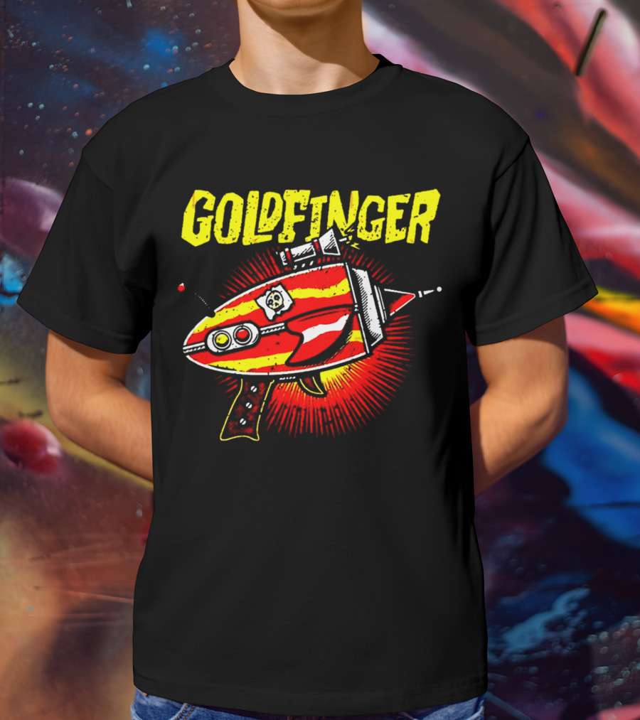 Goldfinger Band Retro Ray Gun T-Shirt