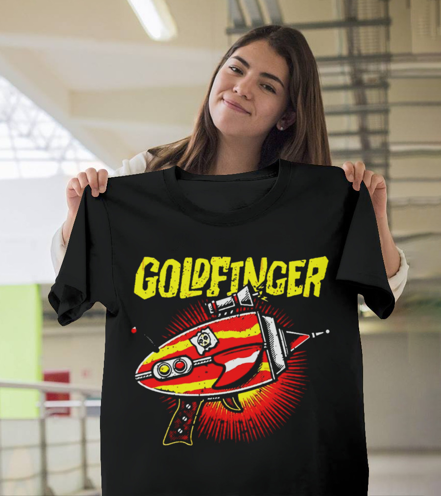 Goldfinger Band Retro Ray Gun T-Shirt