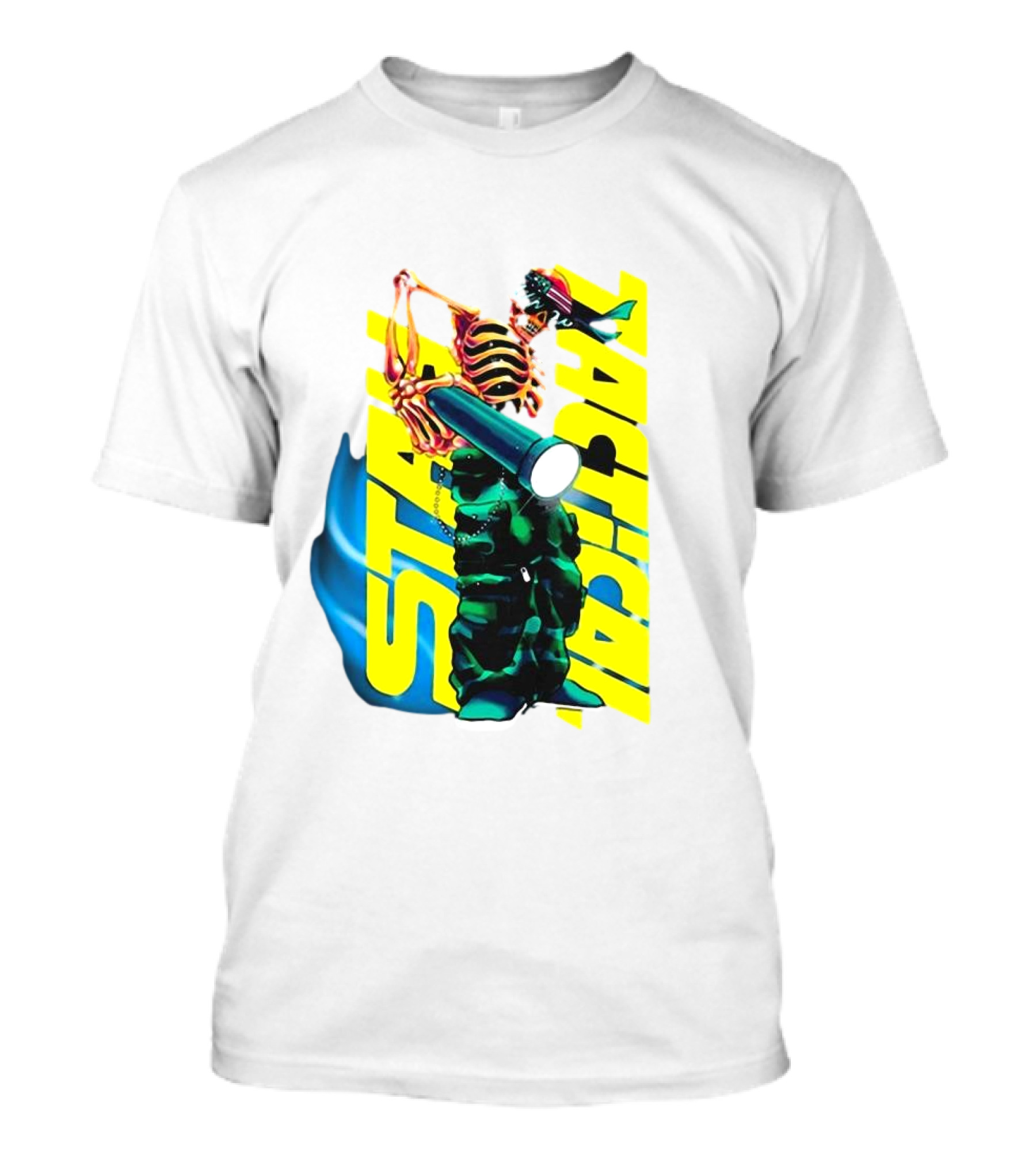 Danny Gonzalez Merchandise Stah Tactical Skeleton Flashlight T-Shirt