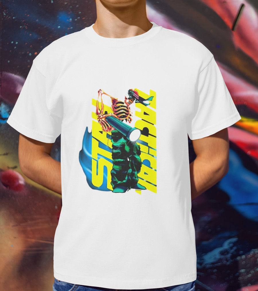 Danny Gonzalez Merchandise Stah Tactical Skeleton Flashlight T-Shirt