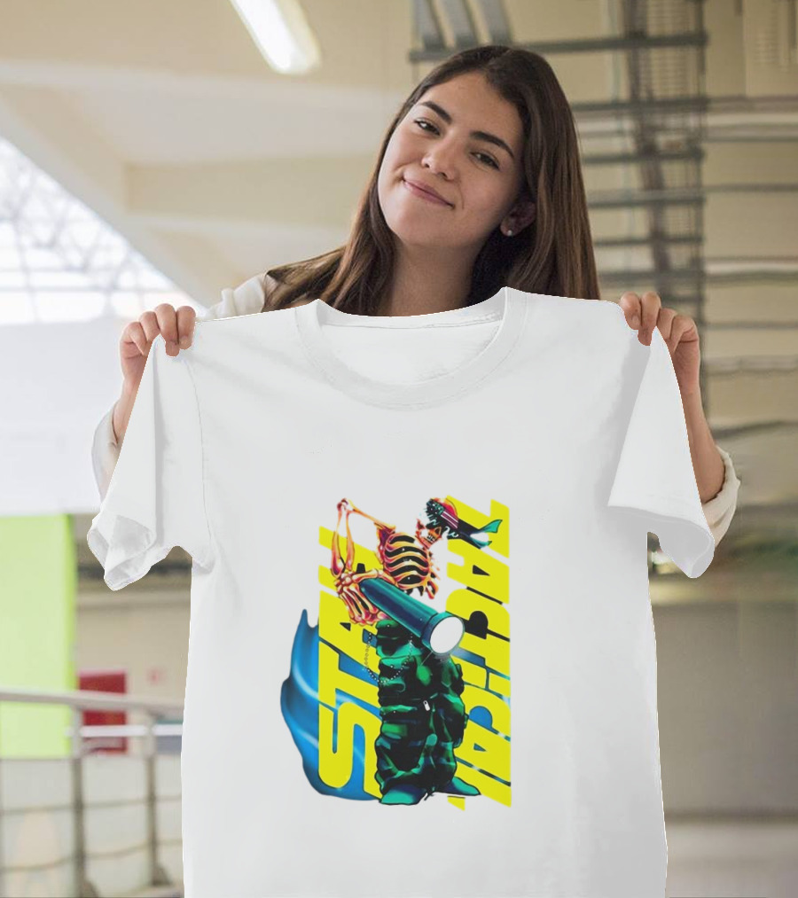 Danny Gonzalez Merchandise Stah Tactical Skeleton Flashlight T-Shirt