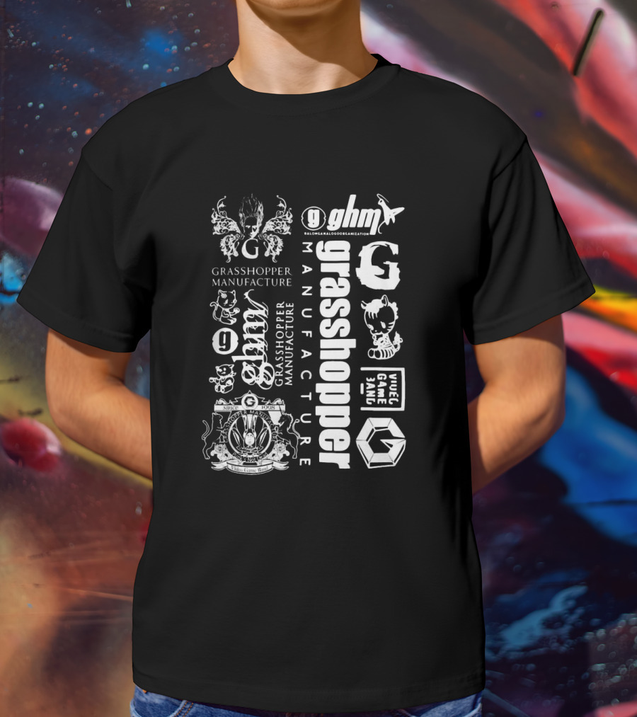 Grasshopper Manufacture GHM Grasshopper Manufacture Grasshopper GHM Uncle Game Jam T-Shirt