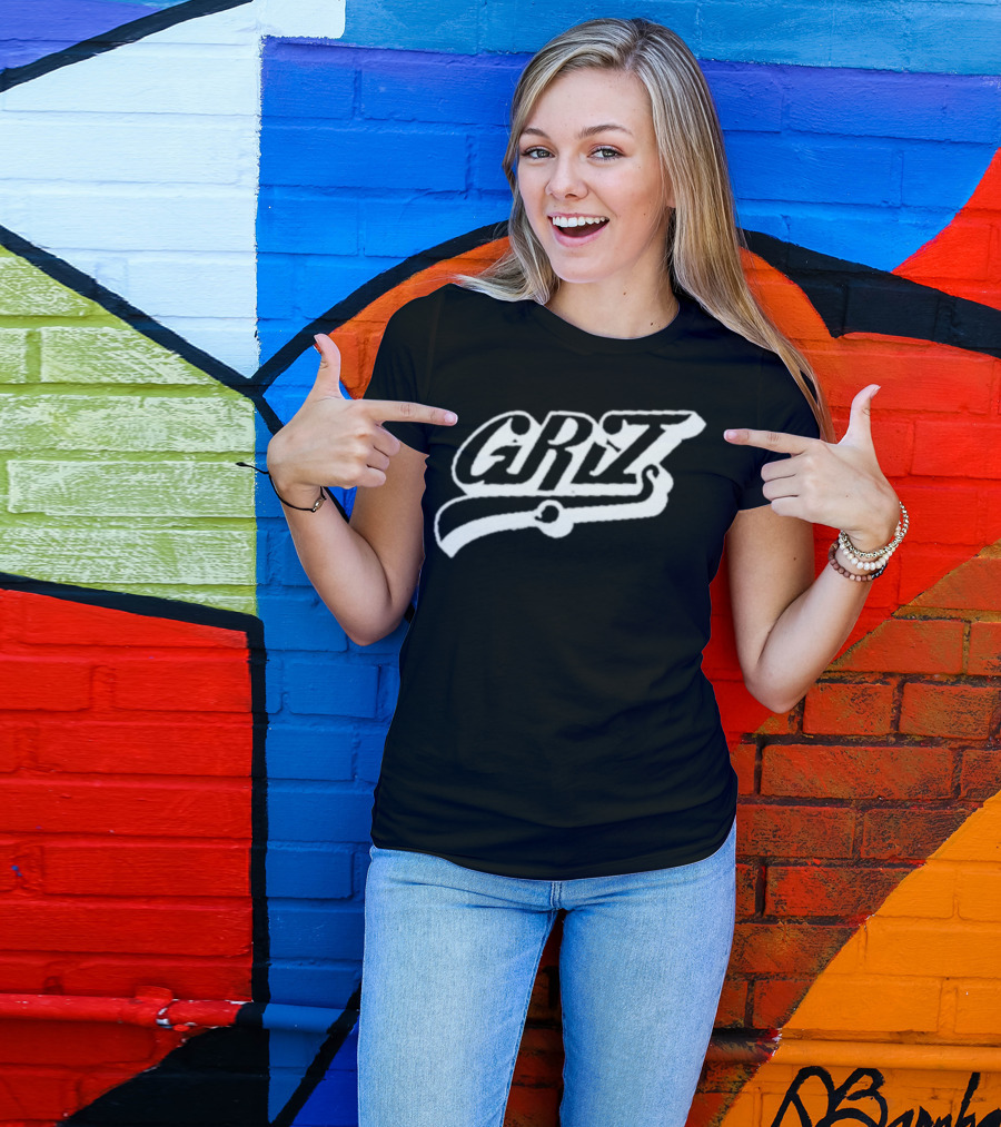 GRIZ Swoop Classic Styled Text T-Shirt