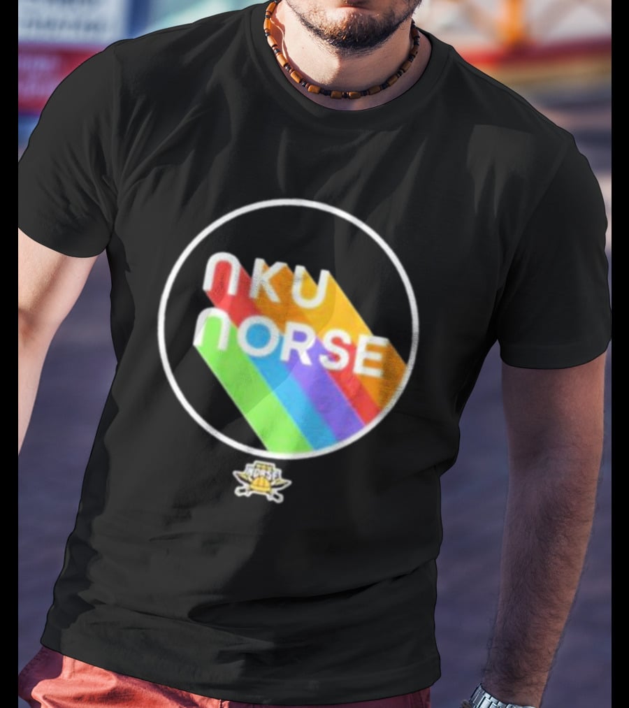 Nku Norse Rainbow Circle Pride T-Shirt