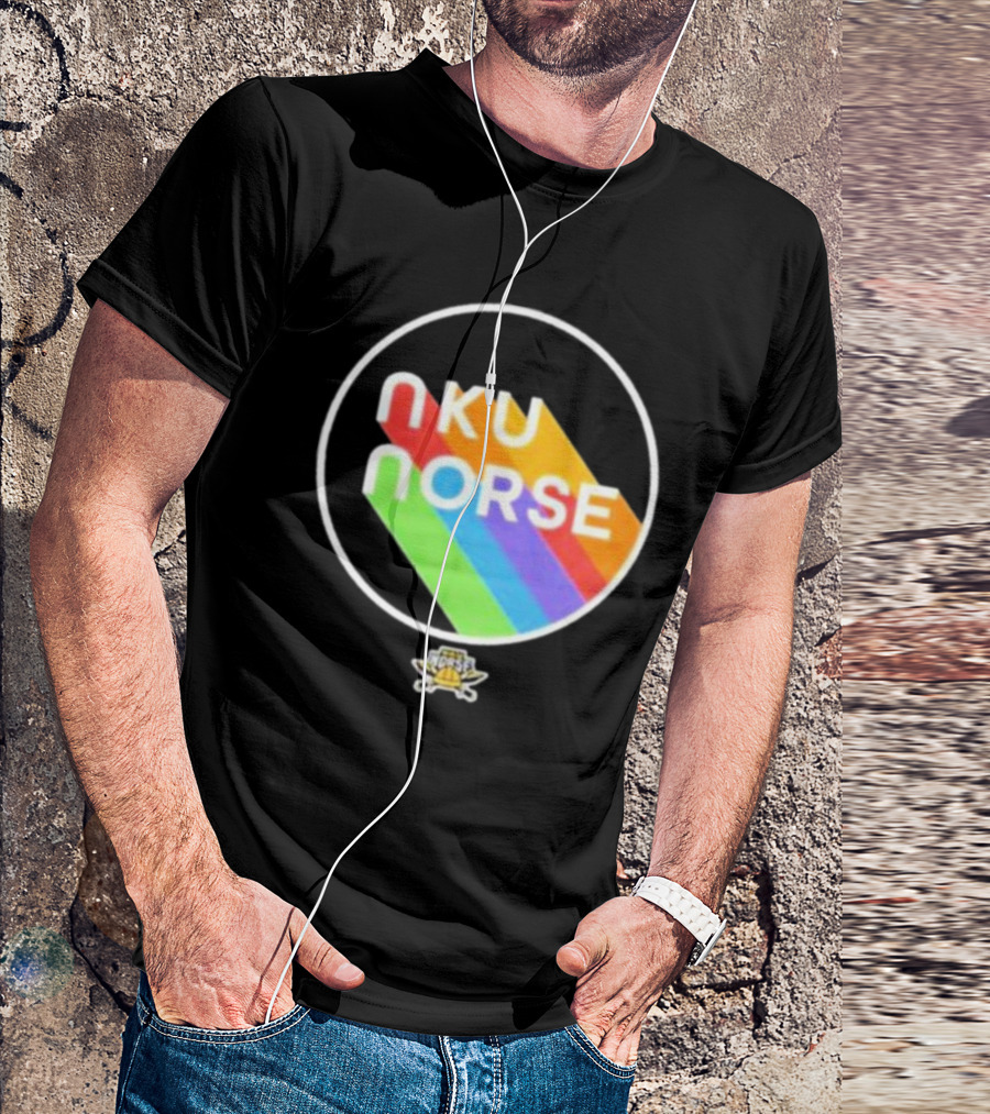 Nku Norse Rainbow Circle Pride T-Shirt