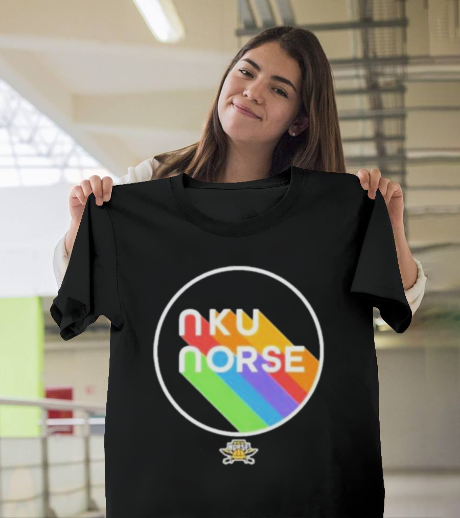 Nku Norse Rainbow Circle Pride T-Shirt