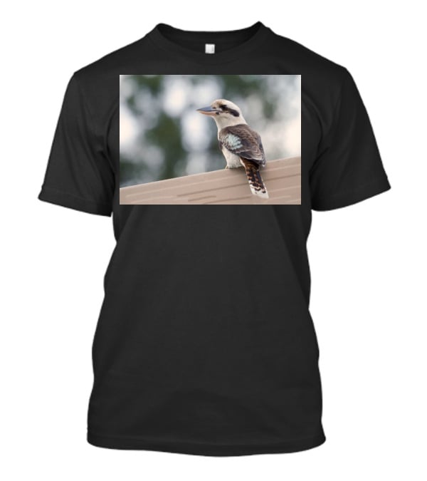 Australian Kookaburra Bird Perched Outdoors T-Shirt