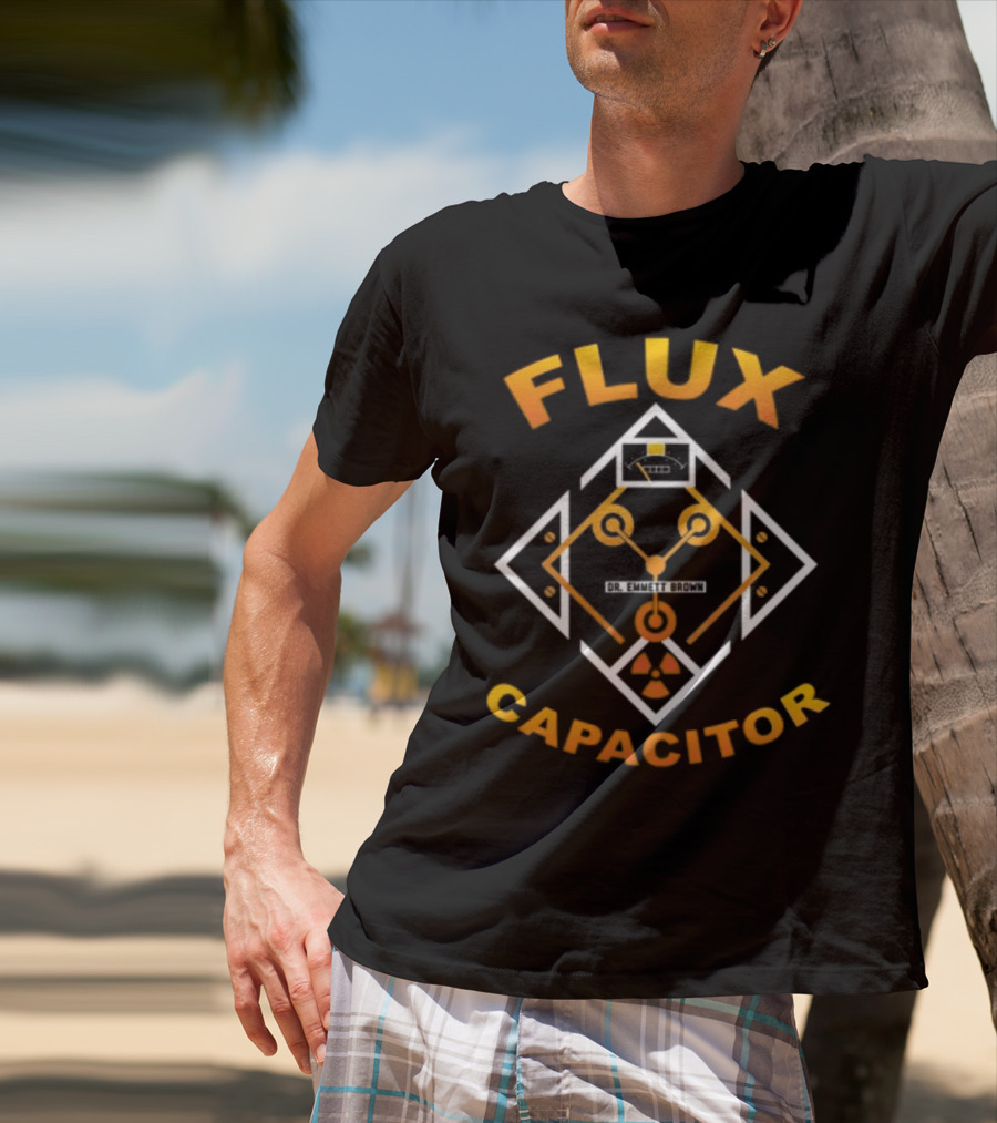 Flux Capacitor Dr. Emmett Brown Back To The Future T-Shirt