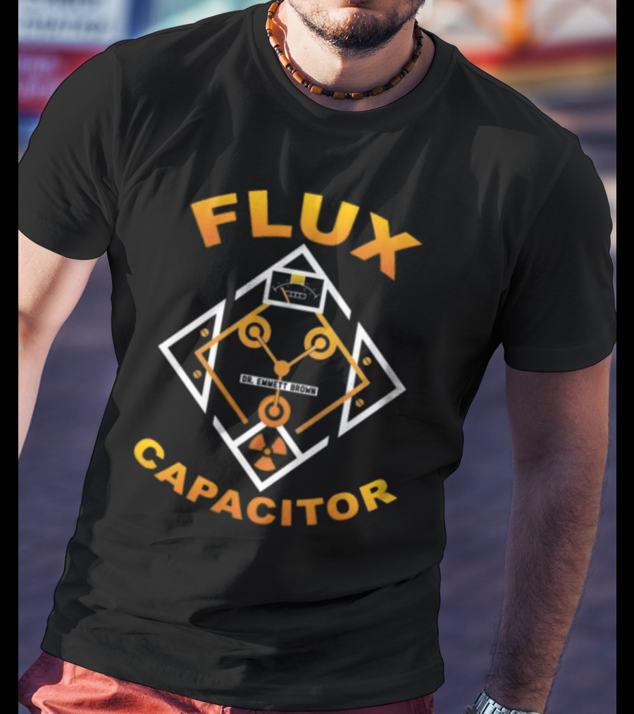Flux Capacitor Dr. Emmett Brown Back To The Future T-Shirt