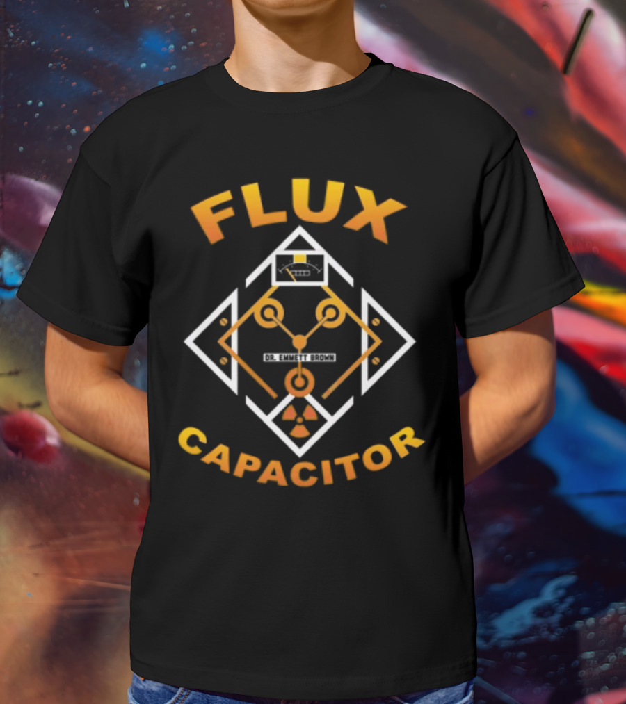Flux Capacitor Dr. Emmett Brown Back To The Future T-Shirt
