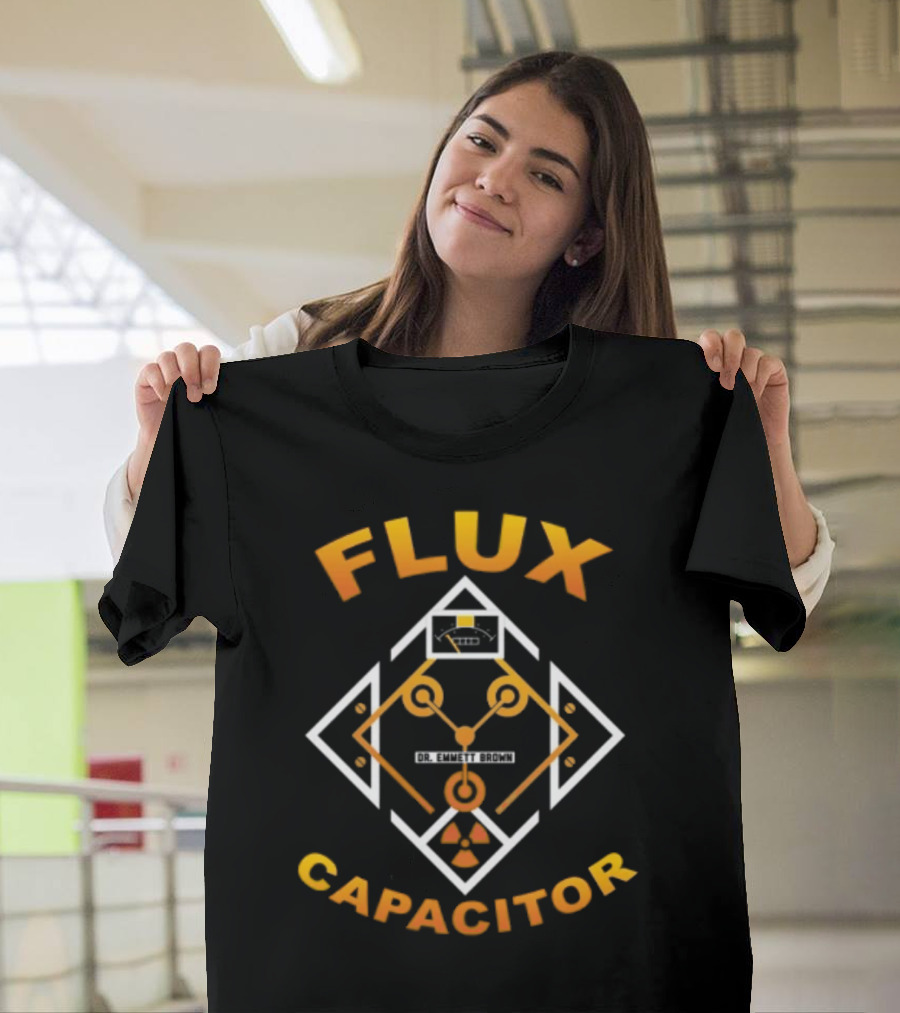 Flux Capacitor Dr. Emmett Brown Back To The Future T-Shirt