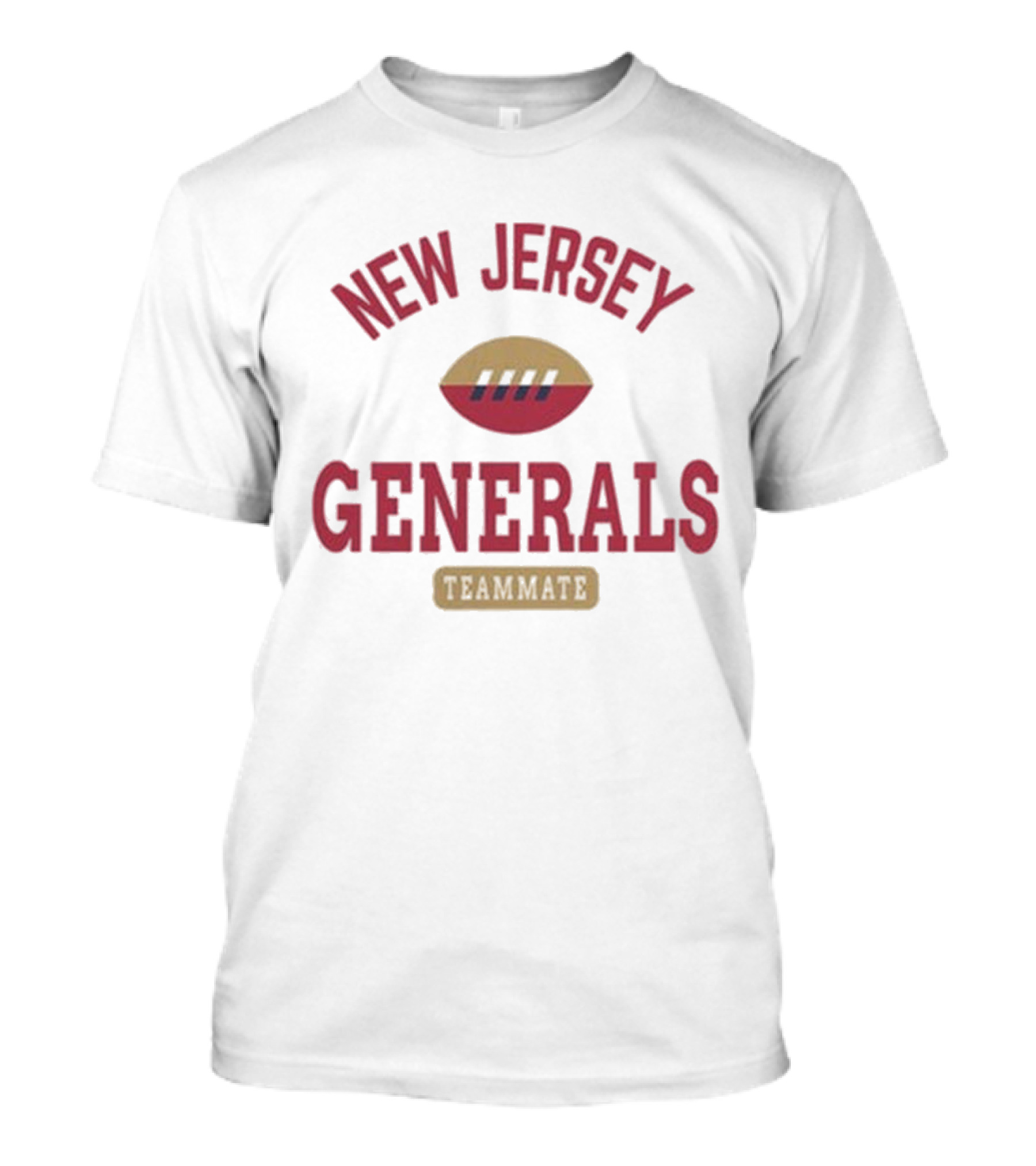 New Jersey Generals Teammate Football T-Shirt