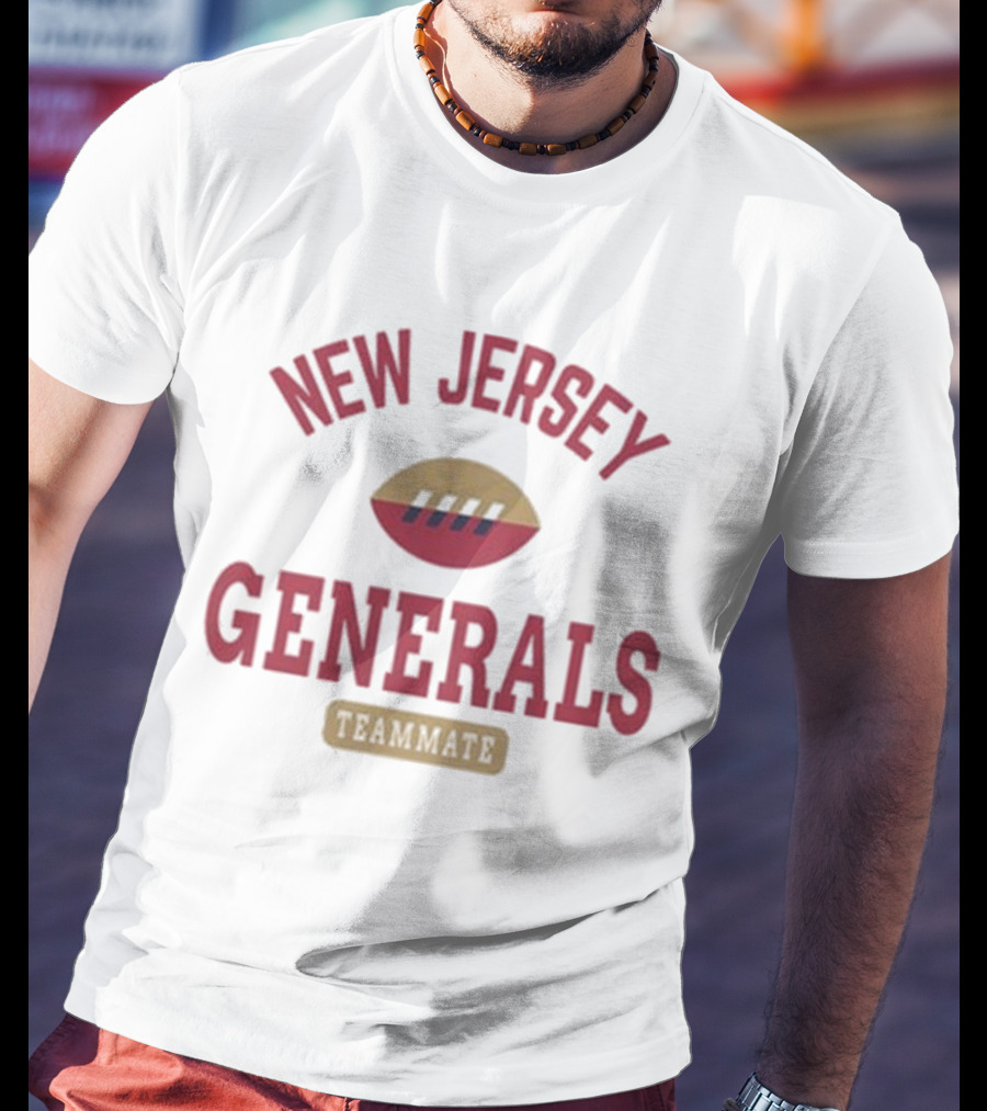 New Jersey Generals Teammate Football T-Shirt