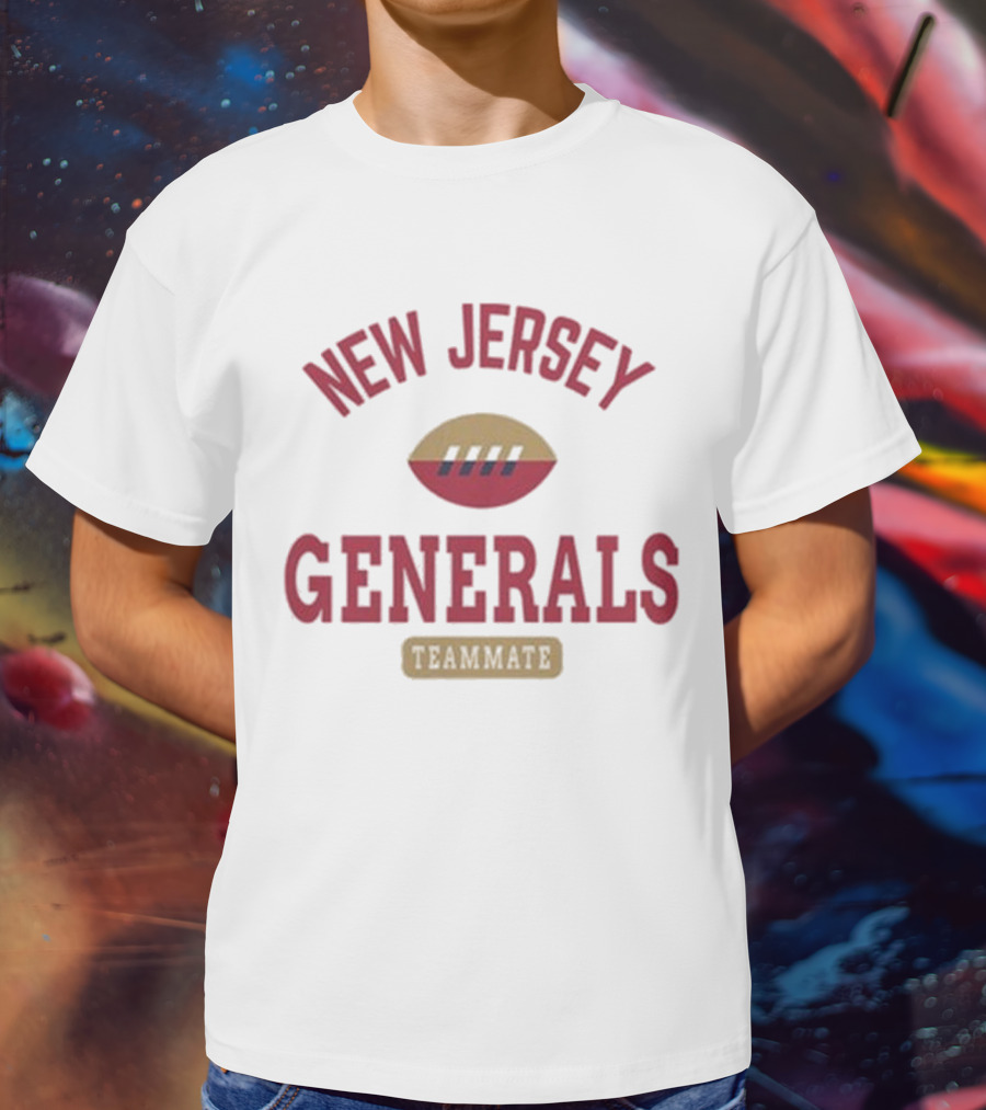 New Jersey Generals Teammate Football T-Shirt