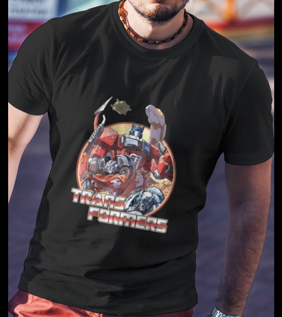 Transformers Autobots Optimus Prime And Dinobots T-Shirt