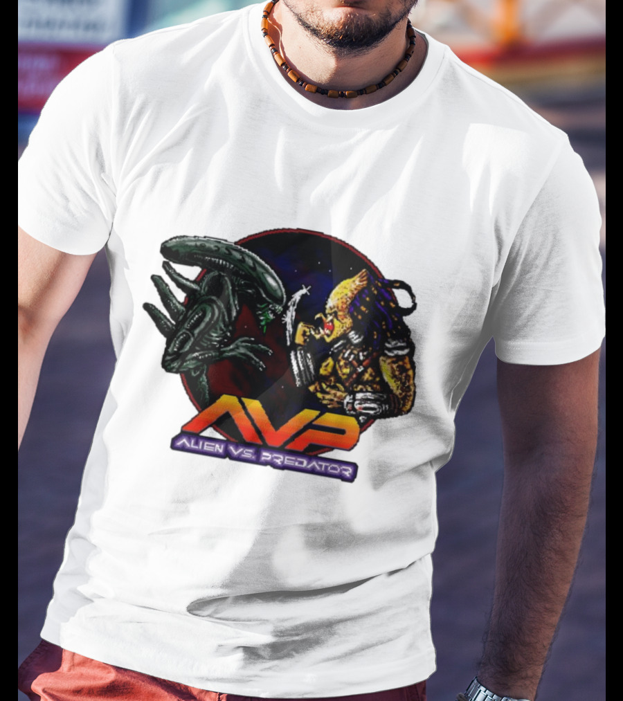 AVP Alien Vs. Predator Video Game Showdown T-Shirt